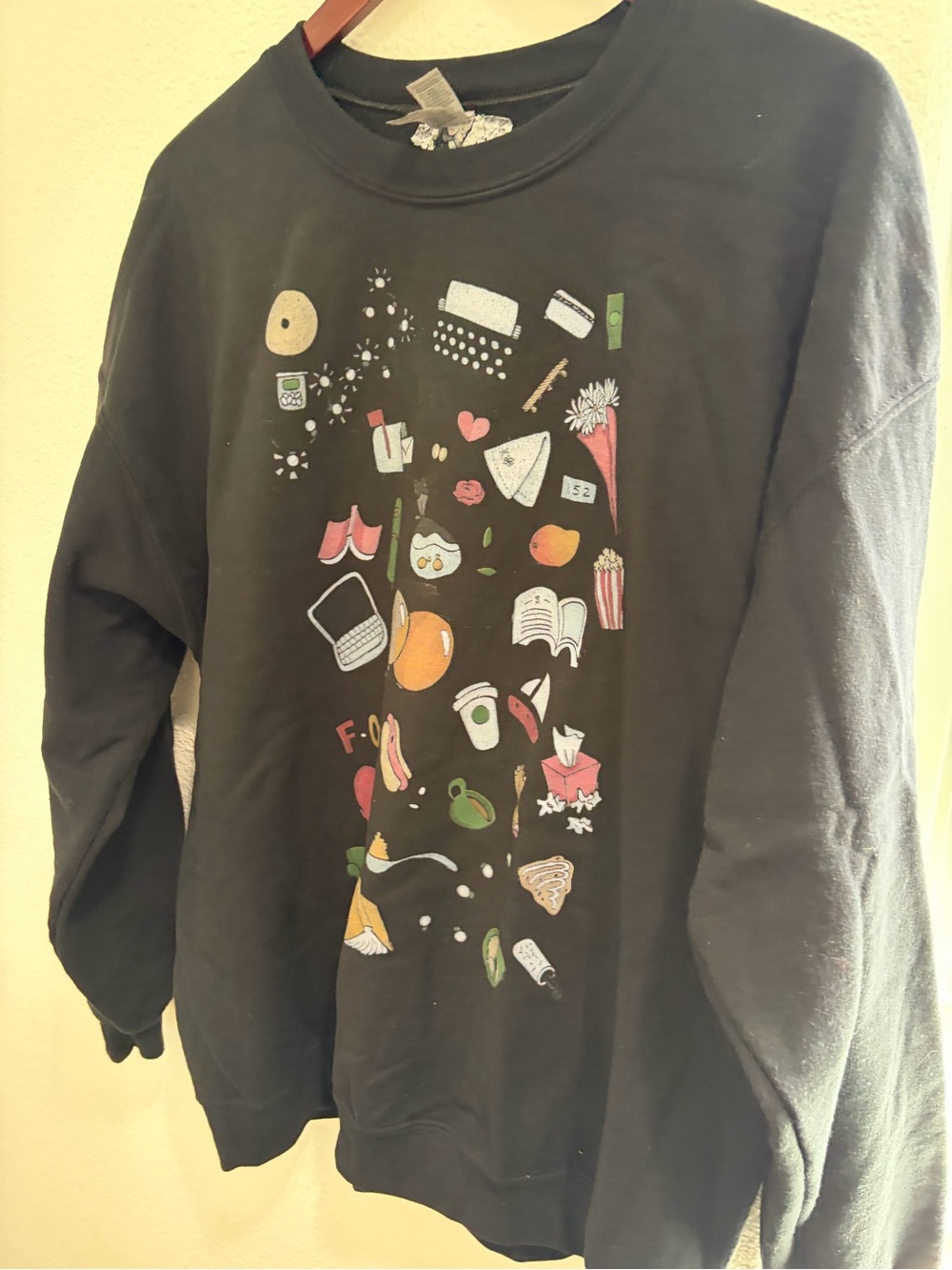 You’ve Got Mail themed Gildan Black Crewneck Sweatshirt